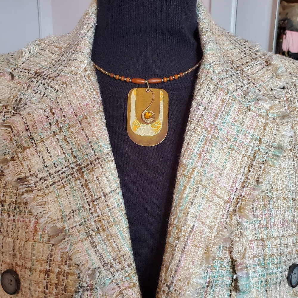 Metal memory wire Necklace